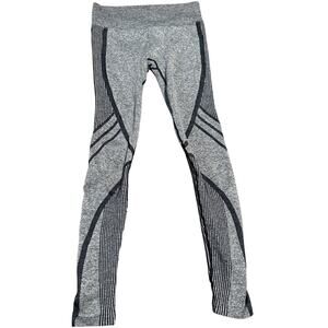 NILS Dasha Seamless Base Layer Compression Leggings, Heather Grey, Women's M/L